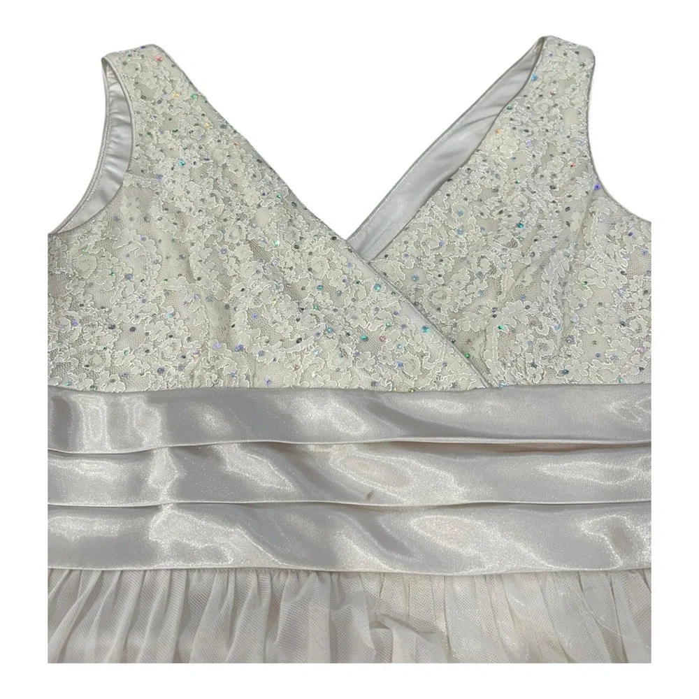 R&M richards White Dress Size 12 - Picture 2 of 7